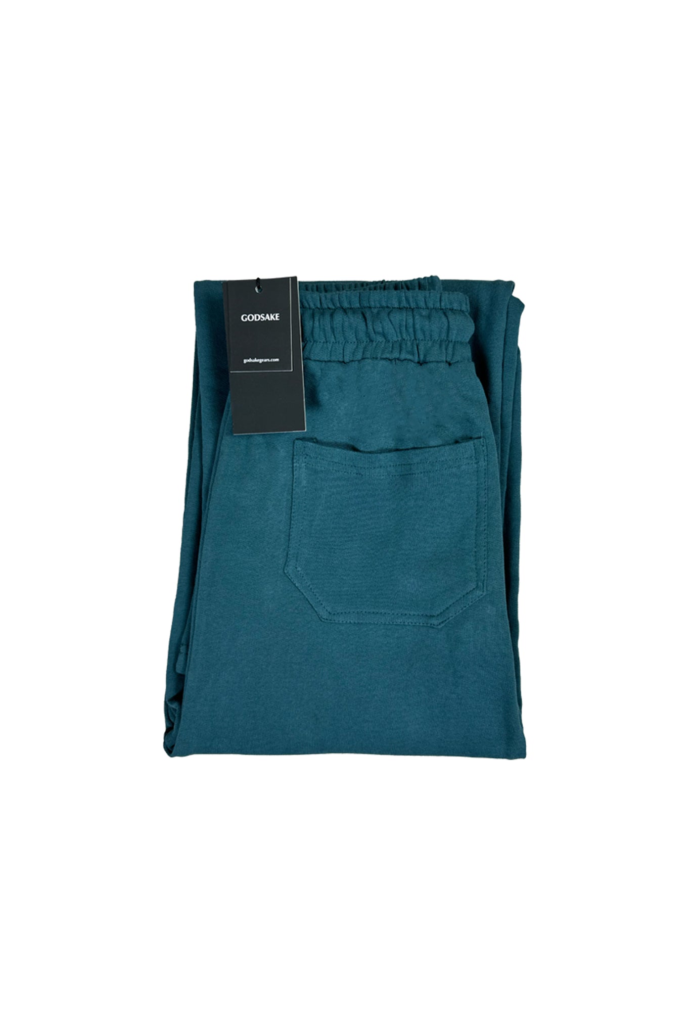 TEAL GREEN LOOSE FIT PANTS