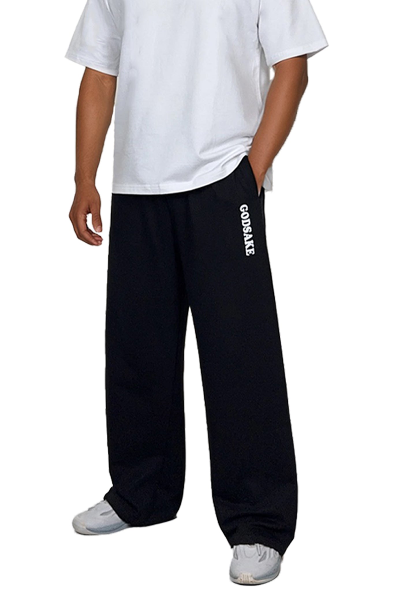 BLACK LOOSE FIT PANTS
