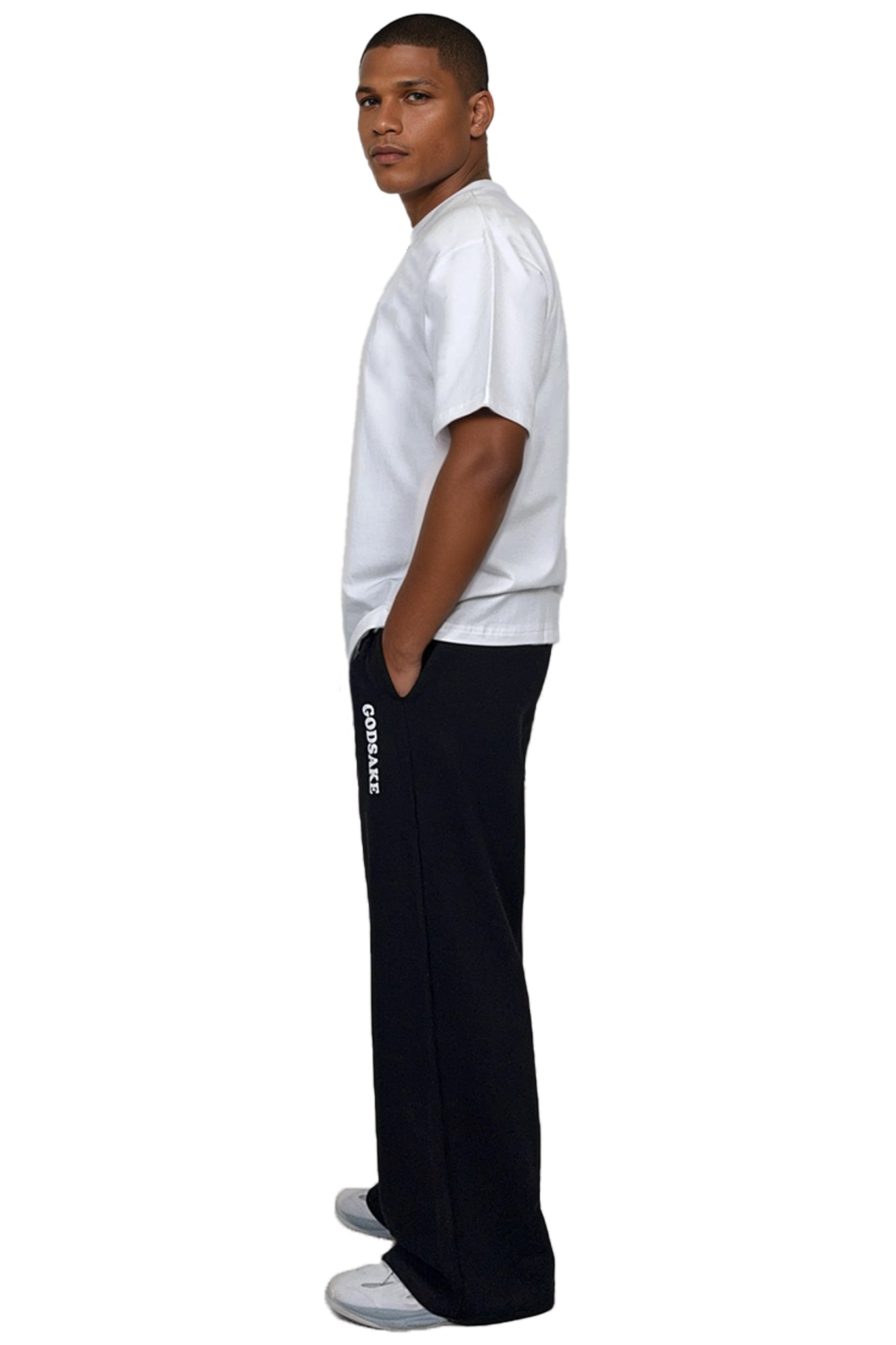 BLACK LOOSE FIT PANTS