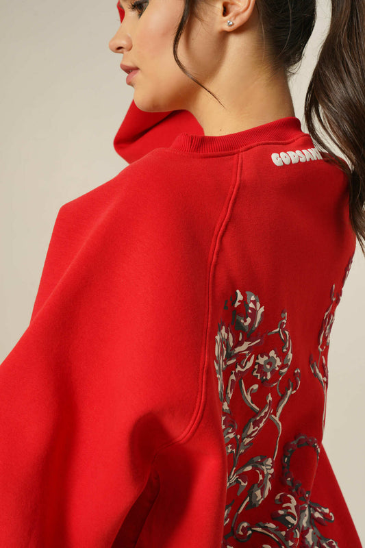 BLOODY RED SWEATSHIRT