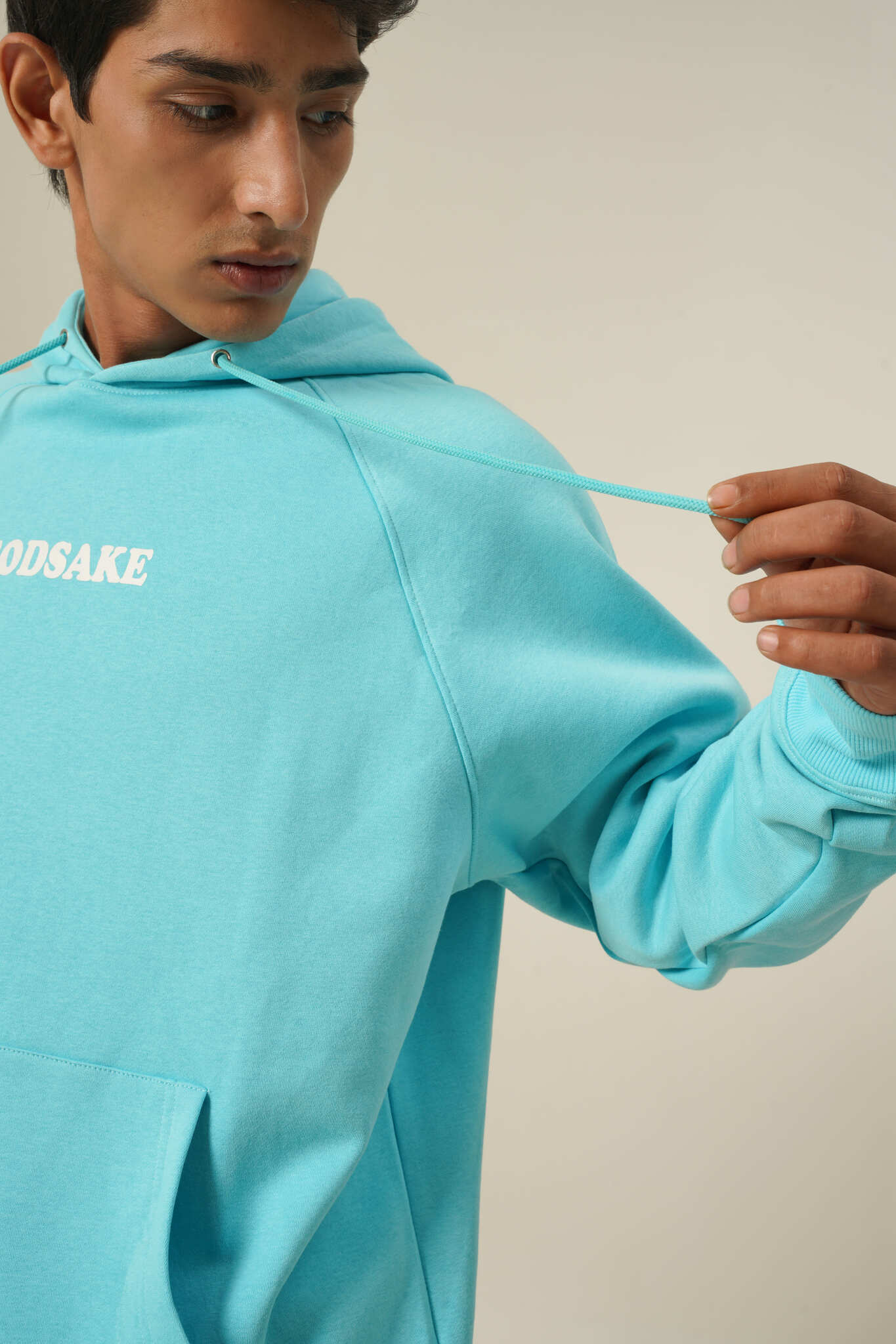 SKY BLUE DIE WITH MEMORIES HOODIE