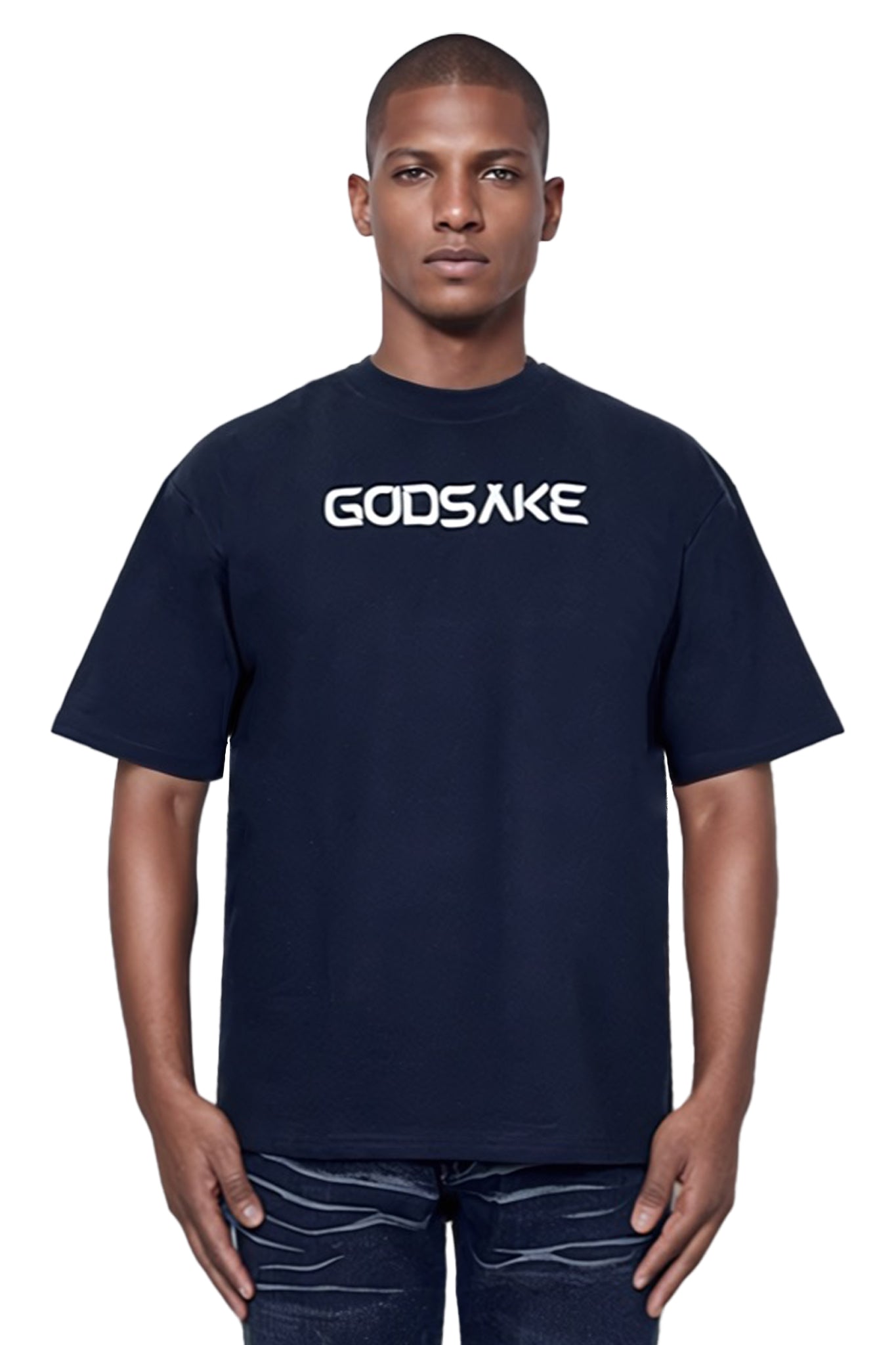 NAVY FISH T-SHIRT