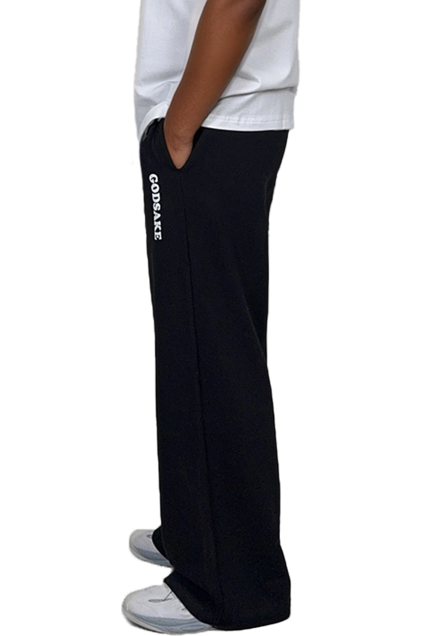 BLACK LOOSE FIT PANTS