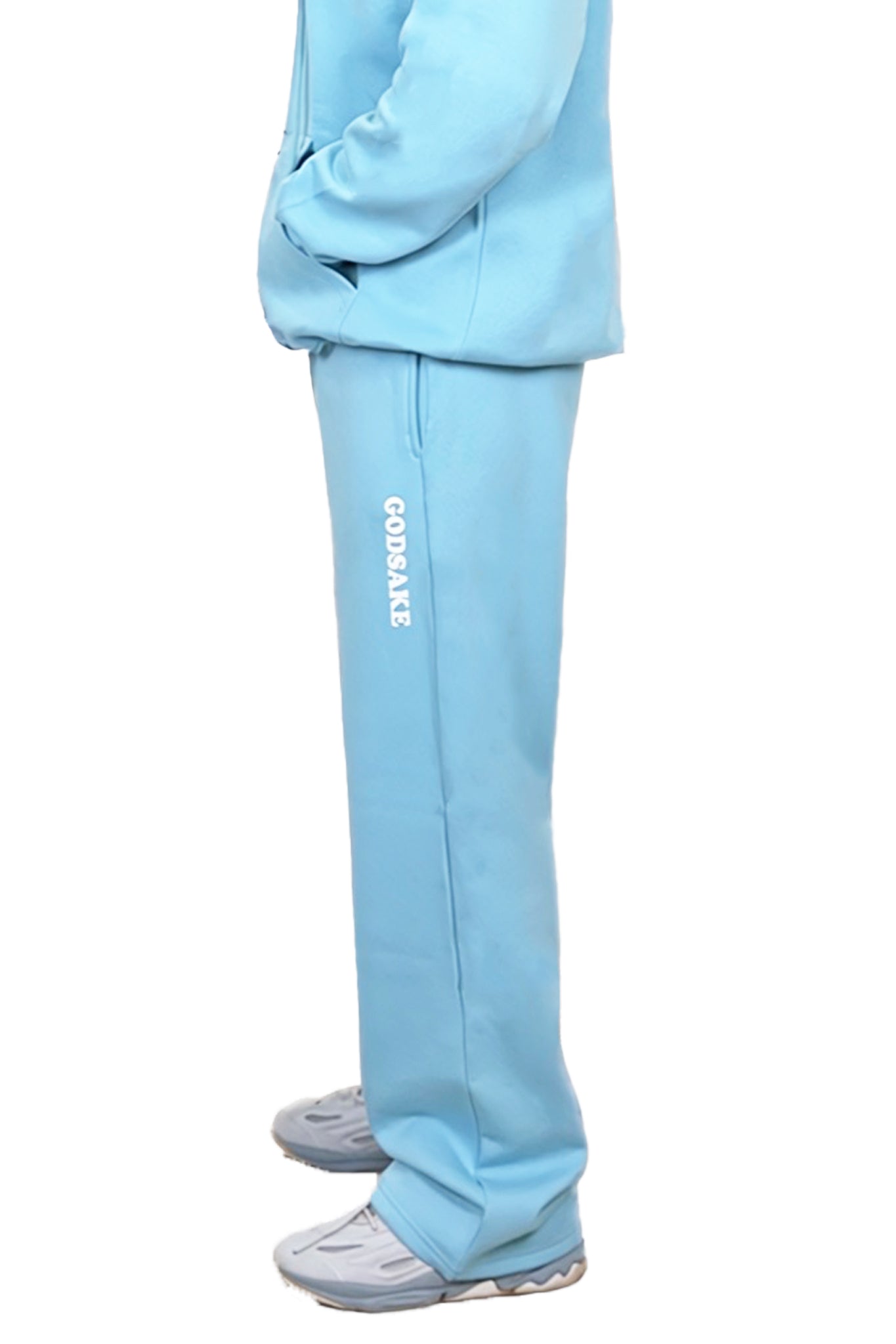 SKY BLUE LOOSE FIT SWEATPANTS