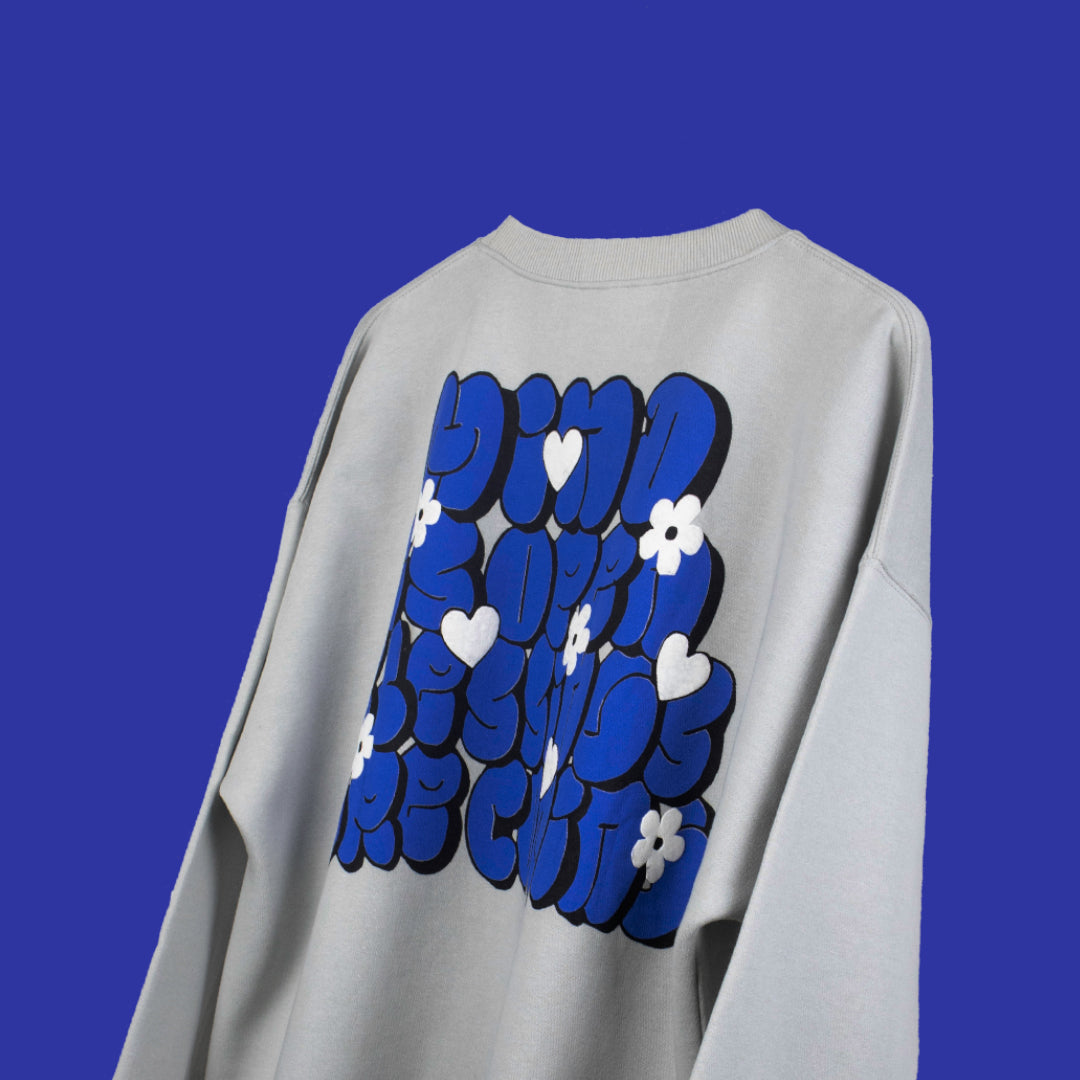 GREY BLESSINGS SWEATSHIRT