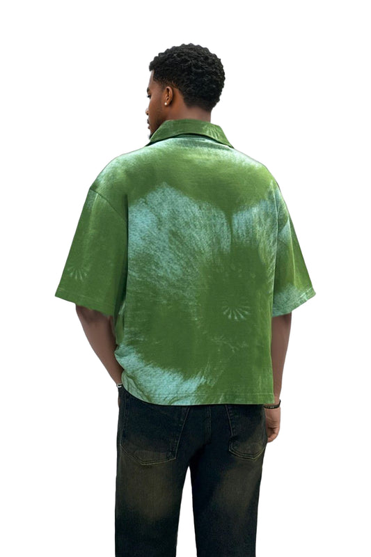 GREEN ALL OVER SHIRT