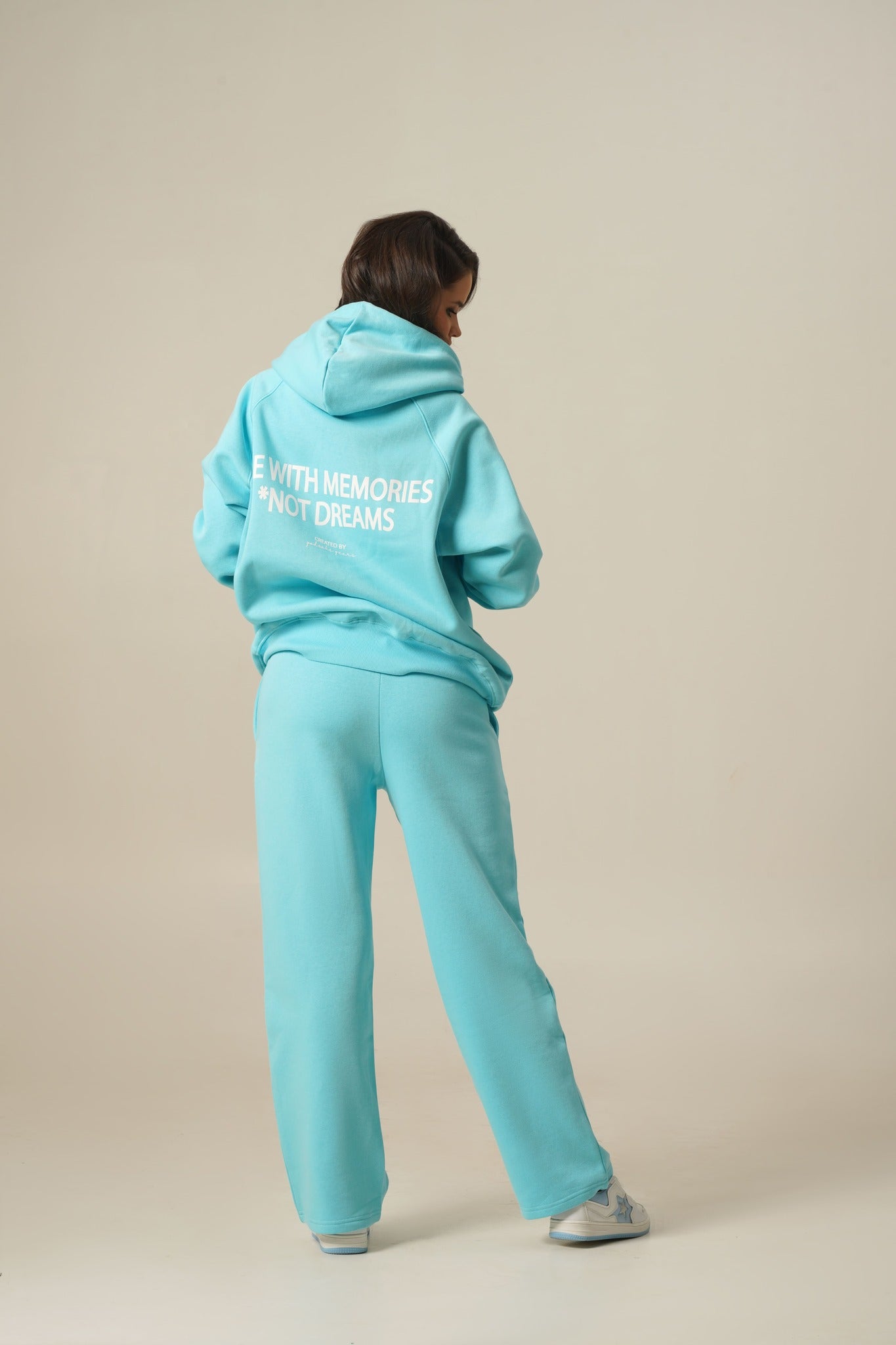 SKY BLUE DIE WITH MEMORIES HOODIE